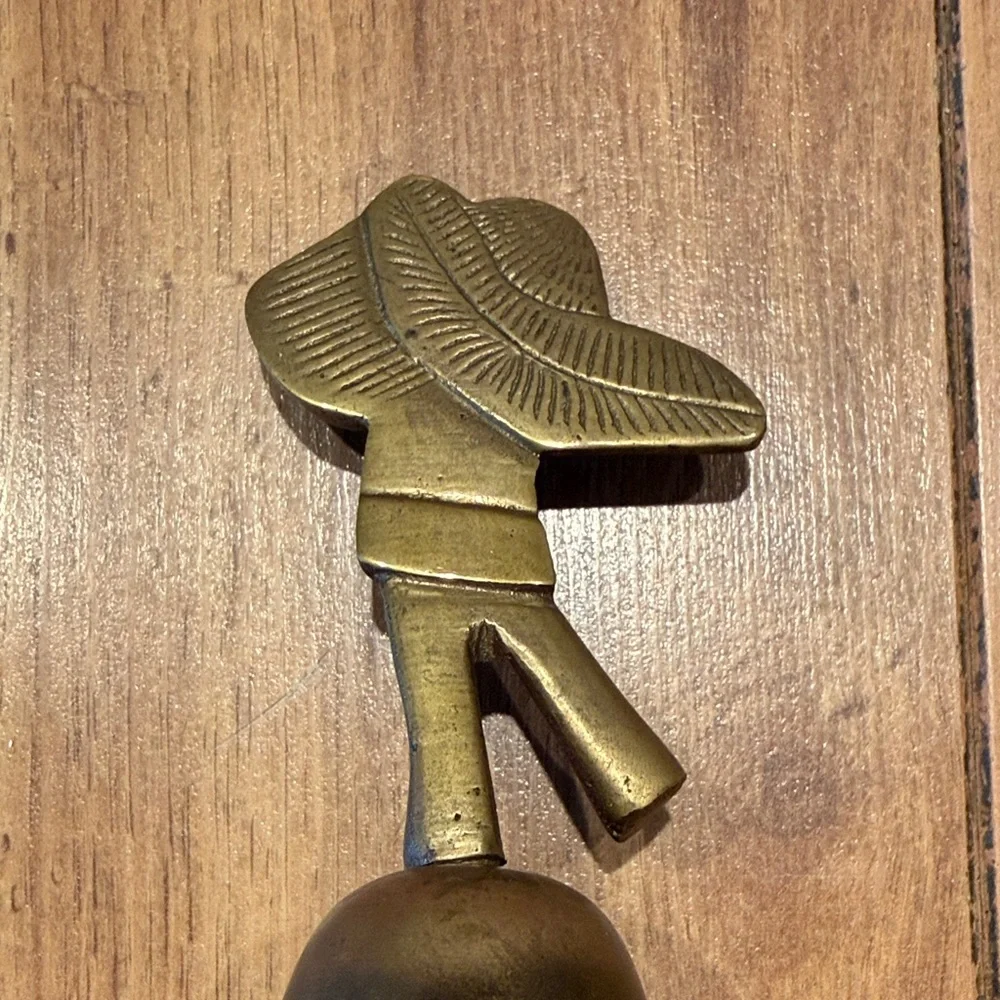 Brass Angel Bell. Made in India.